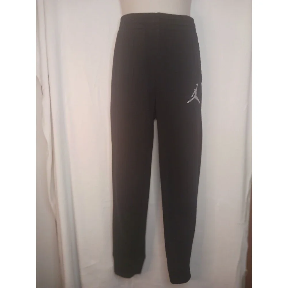Nike Air Jordan Jogger Sweatpants Black Jumpman Logo Size S